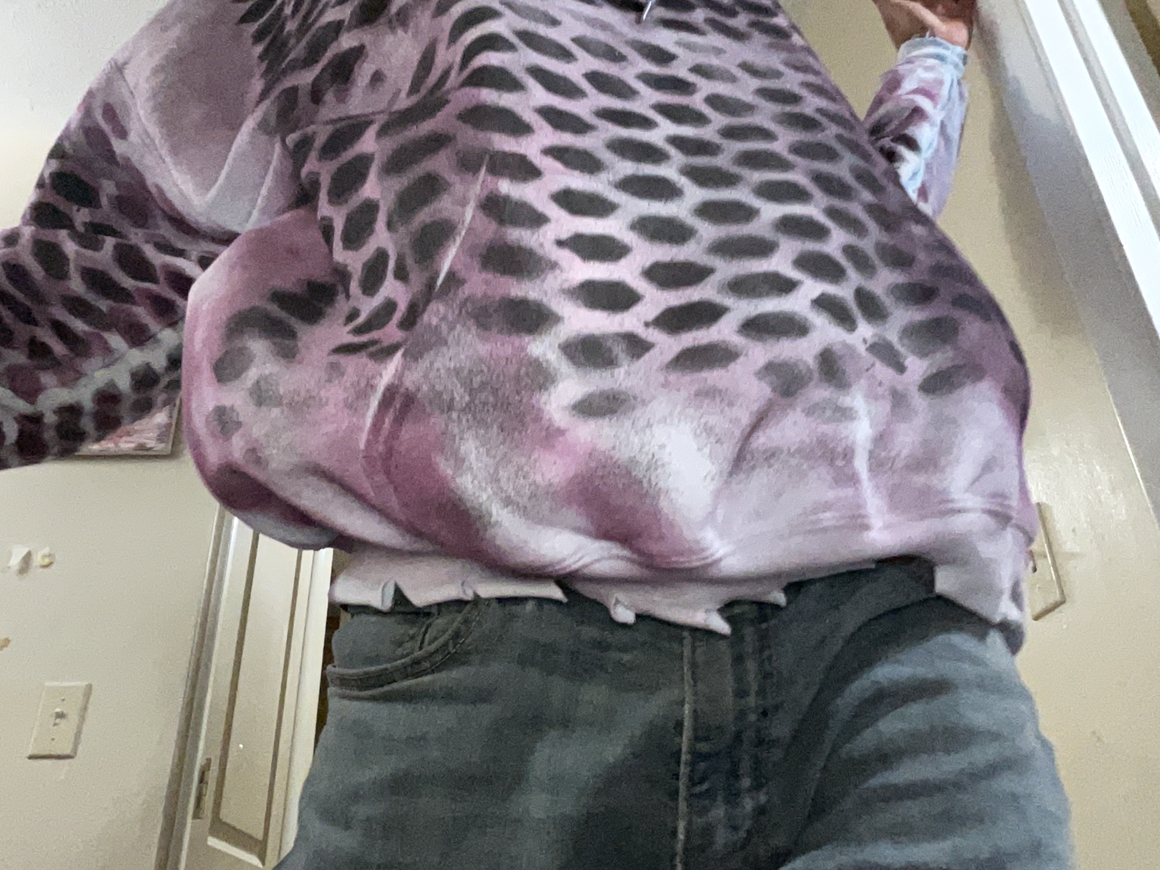 Purple honeycomb back torso